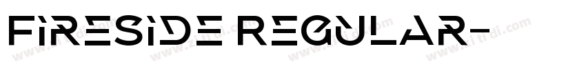 Fireside Regular字体转换
